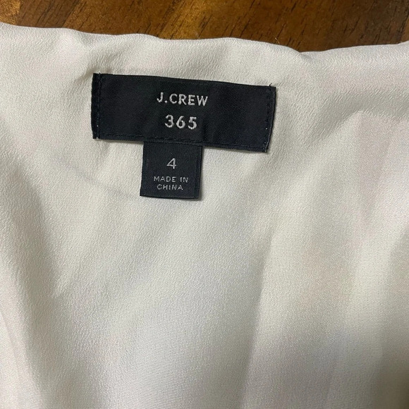 J. CREW  365 WATERCOLOR SILK SLEEVELESS V-NECK DRESS LUXE ART TO WEAR SIZE 4 - Picture 8 of 10